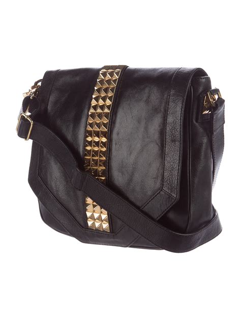 studded leather crossbody purse